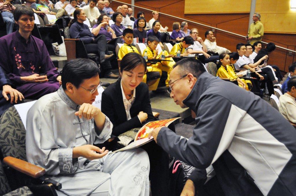 before the show Master Bin Chen, his wife XianXian Wang and Dr. Jack Yan