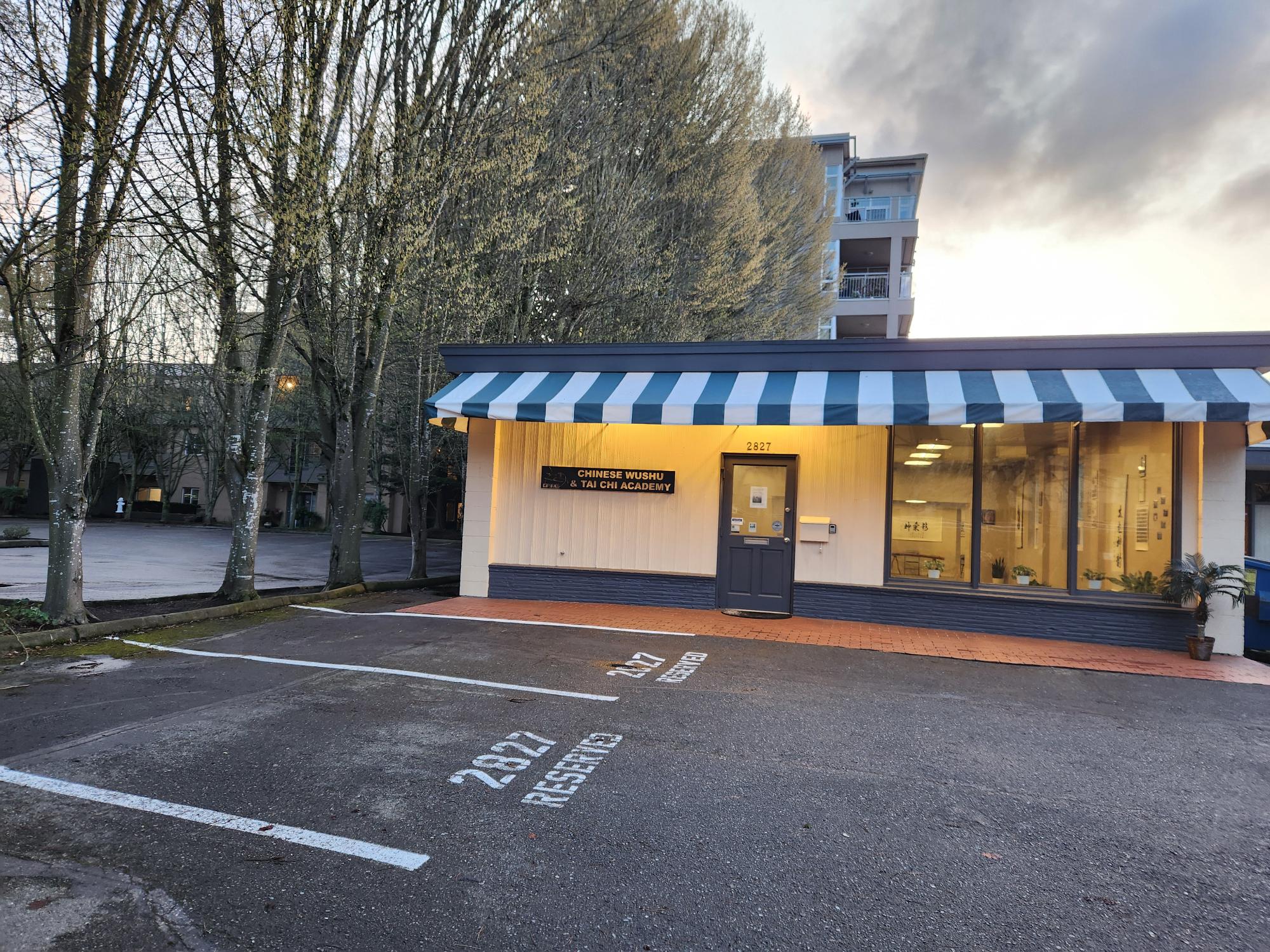 Exterior of school